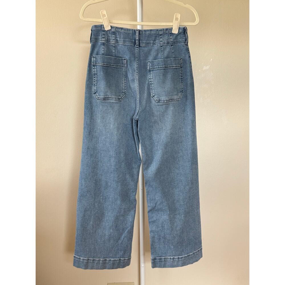 Anthropologie Maeve The Colette Jeans Stretchy Denim Sz 28 Casual Chic Comfy - Picture 5 of 7